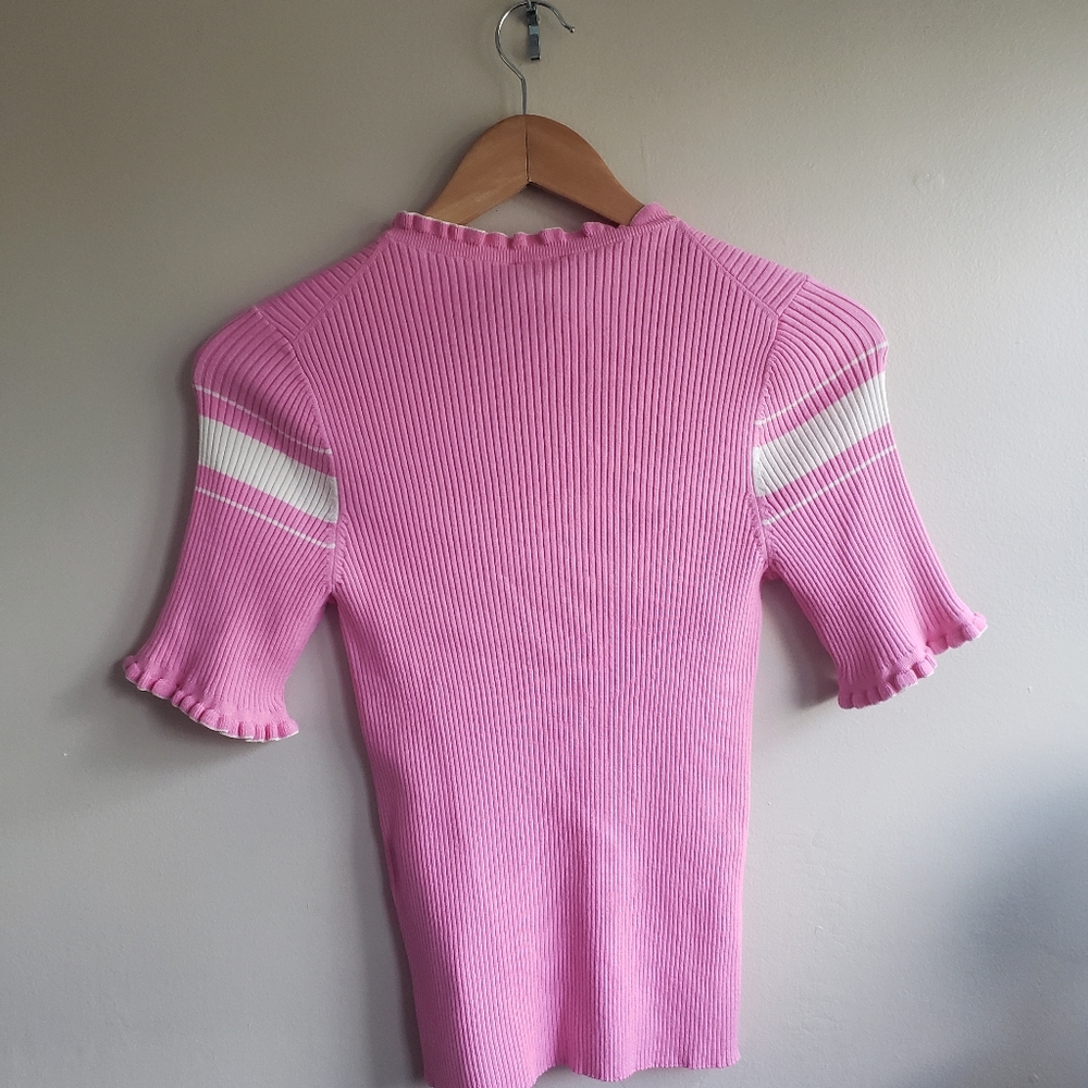 Marella Fitted Ribbed Top - Picture 5 of 7